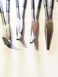 4 PC. Long Reach Pliers Set, Straight, 90, 45, 30 Degree