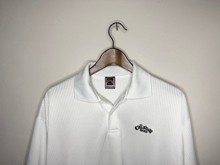 Callaway Golf polo — white (L)