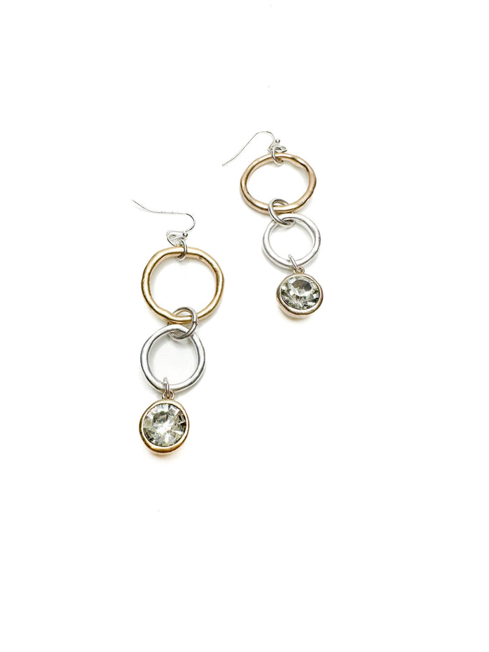 Mixed Metal Earrings