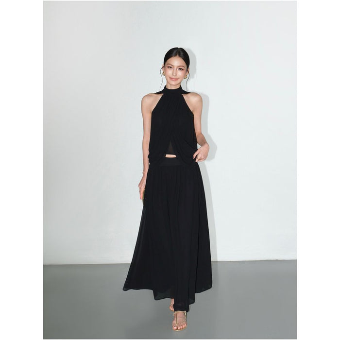 Black midi skirt in stock / S