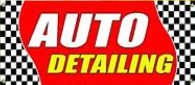 Auto Detailing Banner, 2' X 6'