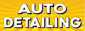 Auto Detailing | Yellow Orange Sunburst | Vinyl Banner