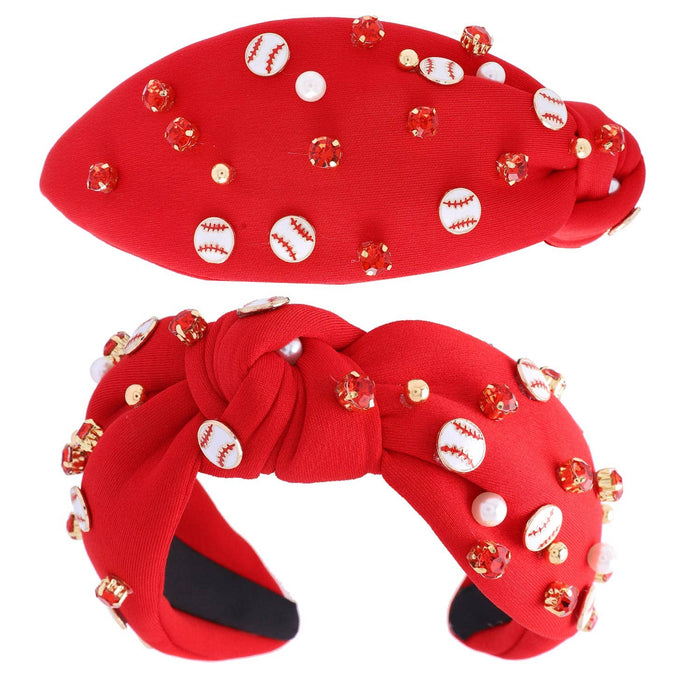 Beaded Baseball Headband