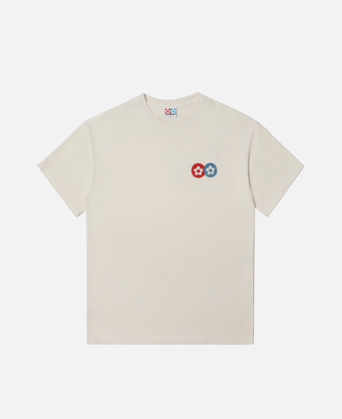 Beads Classic Flower T-Shirt (Off-White)