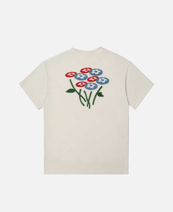 Beads Classic Flower T-Shirt (Off-White)