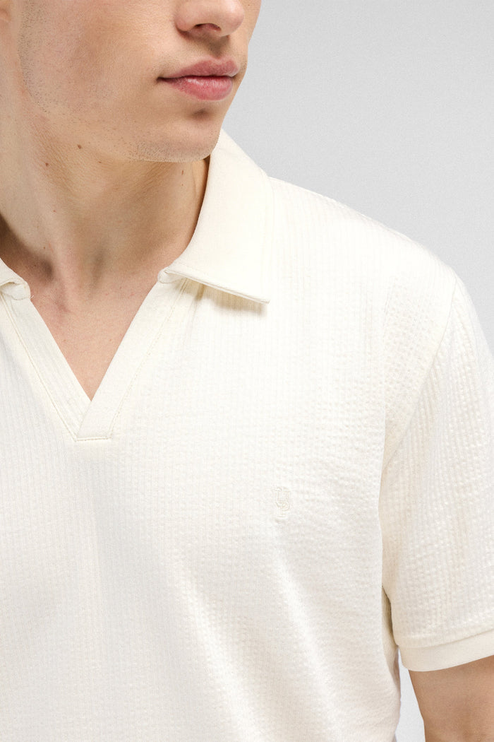 Urban Pioneers Male Bjorn Pique PIQUE CREAM