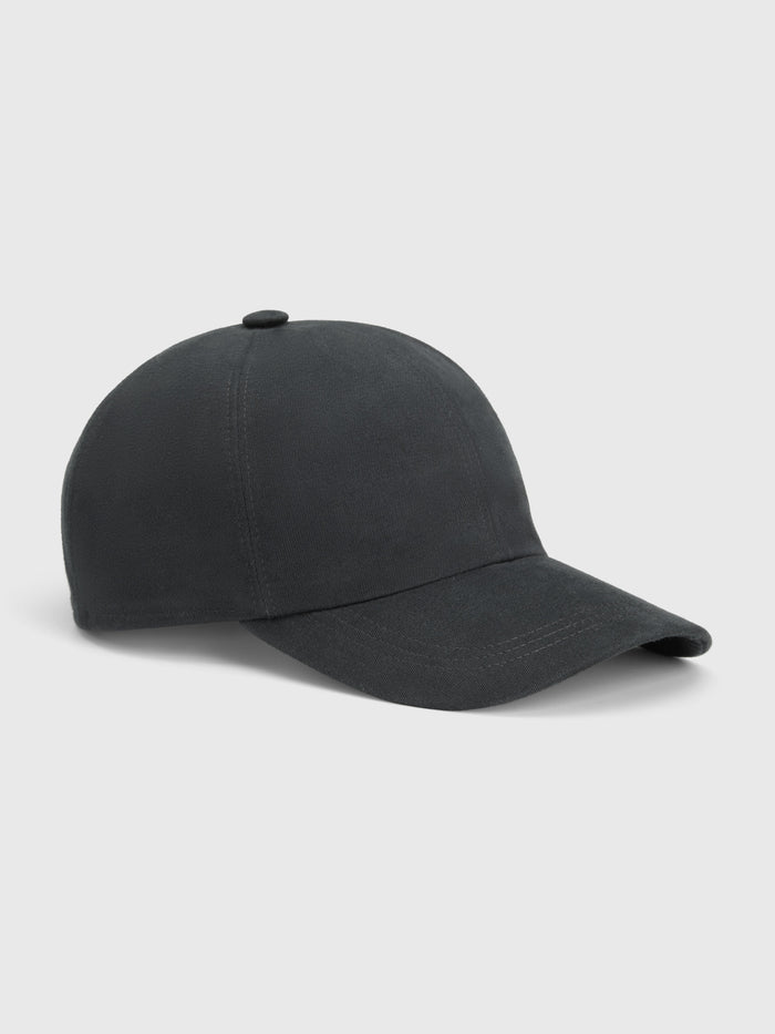 Black Drill Baseball Cap - Atica Man