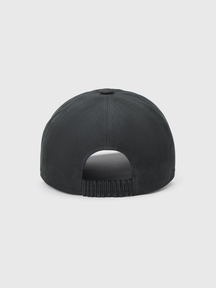 Black Drill Baseball Cap - Atica Man