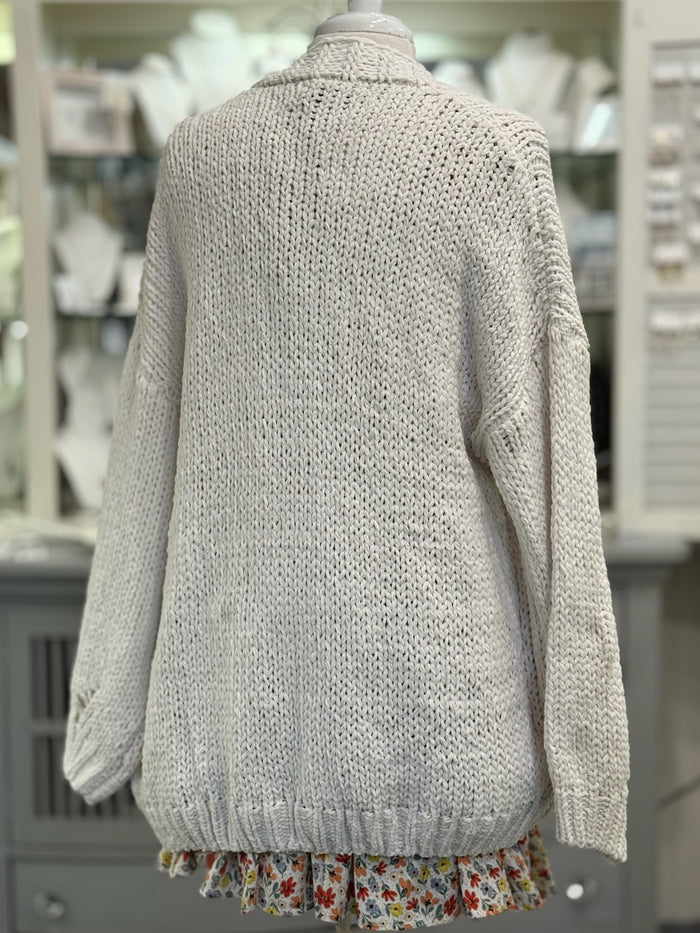 Blair Cardigan in Ivory