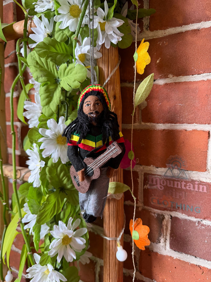 Bob Marley Inspired Ornament - Fair Trade Made- Final Sale