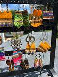Bolivian Aguayo Fabric Earrings