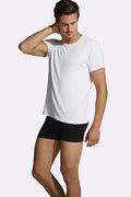 White Crew Neck T-Shirt - Boody Organic Bamboo Eco Wear