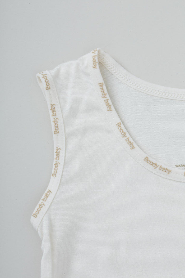 Baby Sleeveless Bodysuit Neutral - Boody Organic Bamboo Eco Wear