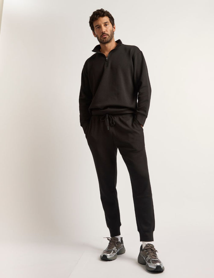 Boody Bamboo Tech Fleece Men's Quarter Zip Sweater
