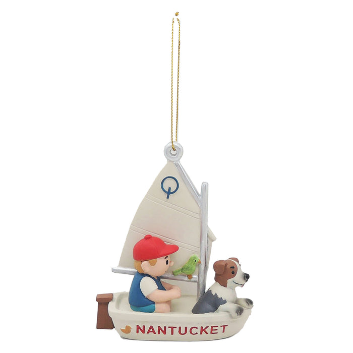 Boy Sailing  Ornament