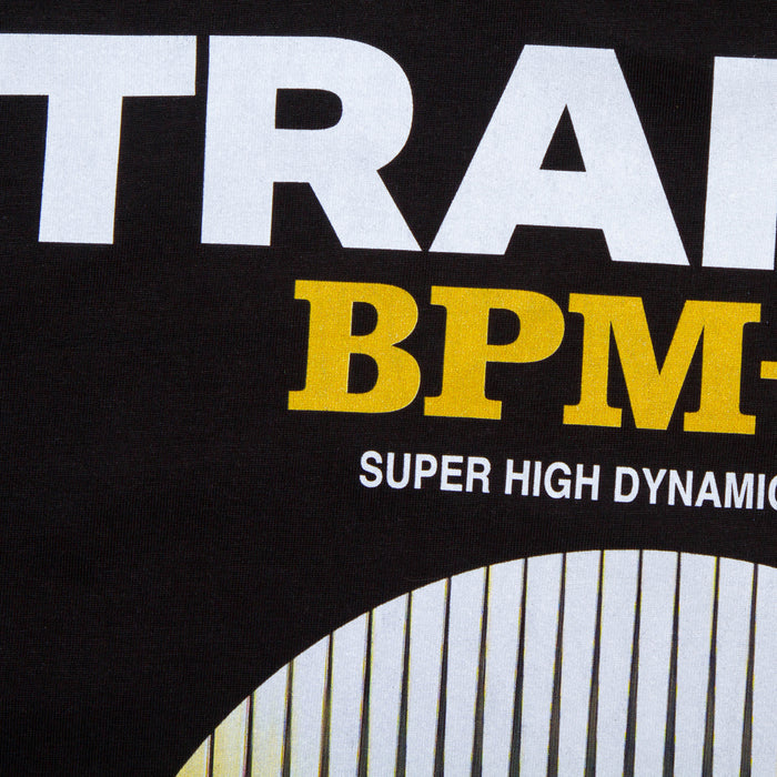 BPM Trance Front Print - Tshirt - Black