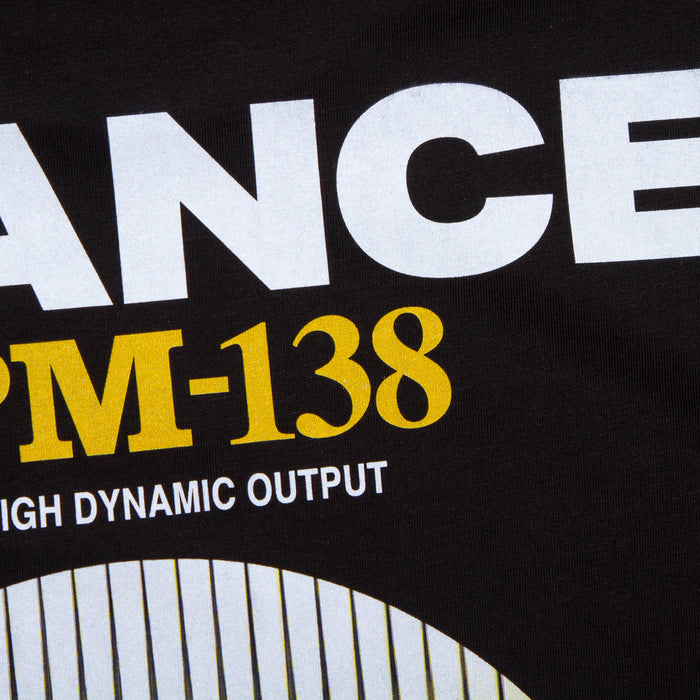 BPM Trance Front Print - Tshirt - Black