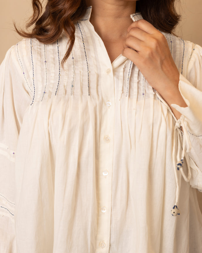 Brig Top and Pants Set (Beige)