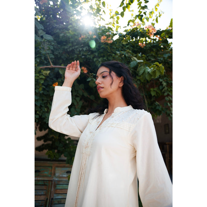 Capsule 1 - Beige Cotton Dress