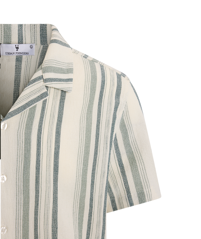 Urban Pioneers Male Carmelo SS Shirt SS SHIRT GREEN MULTI