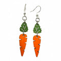 Carrot Dangle Earrings - Made in the USA- Final Sale