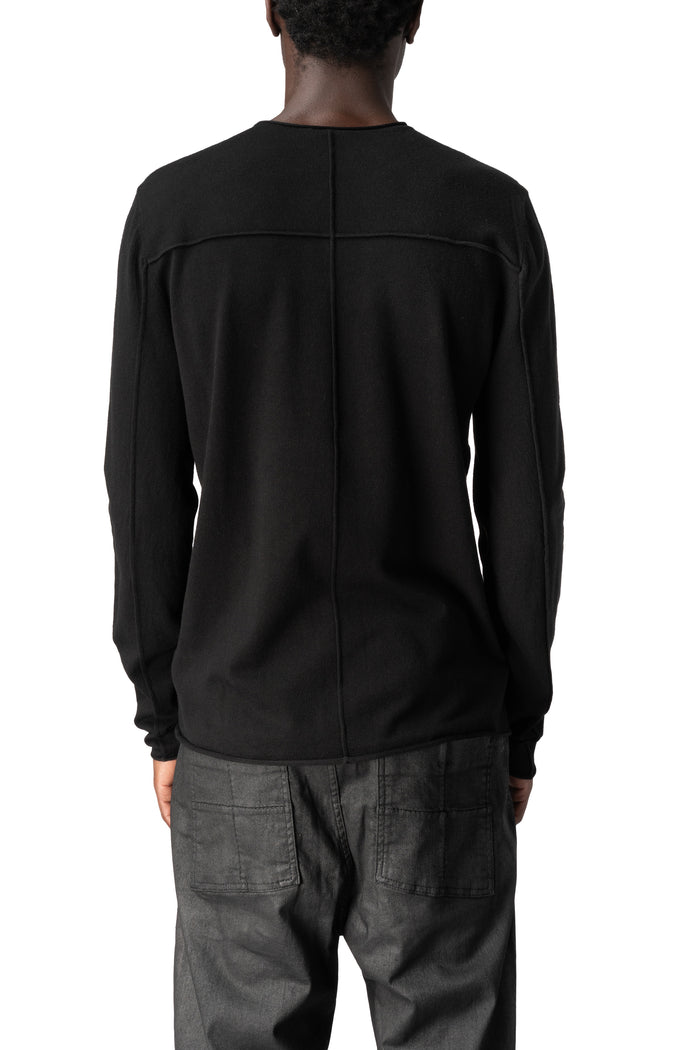Cashmere blend knit pullover