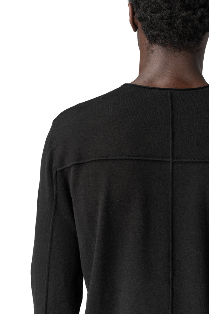 Cashmere blend knit pullover