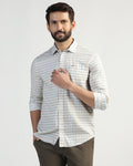 Casual Beige Printed Shirt - Felip