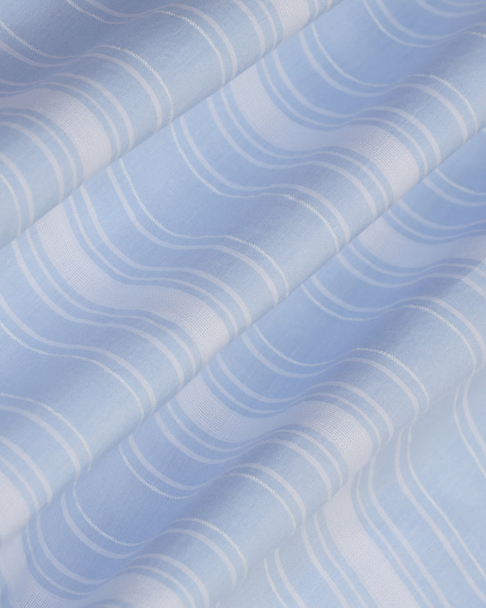 Casual Blue Stripe Shirt - Koben