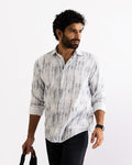 Casual White Printed Shirt - Pacom
