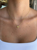 Cindy Love Knot Necklace in Gold