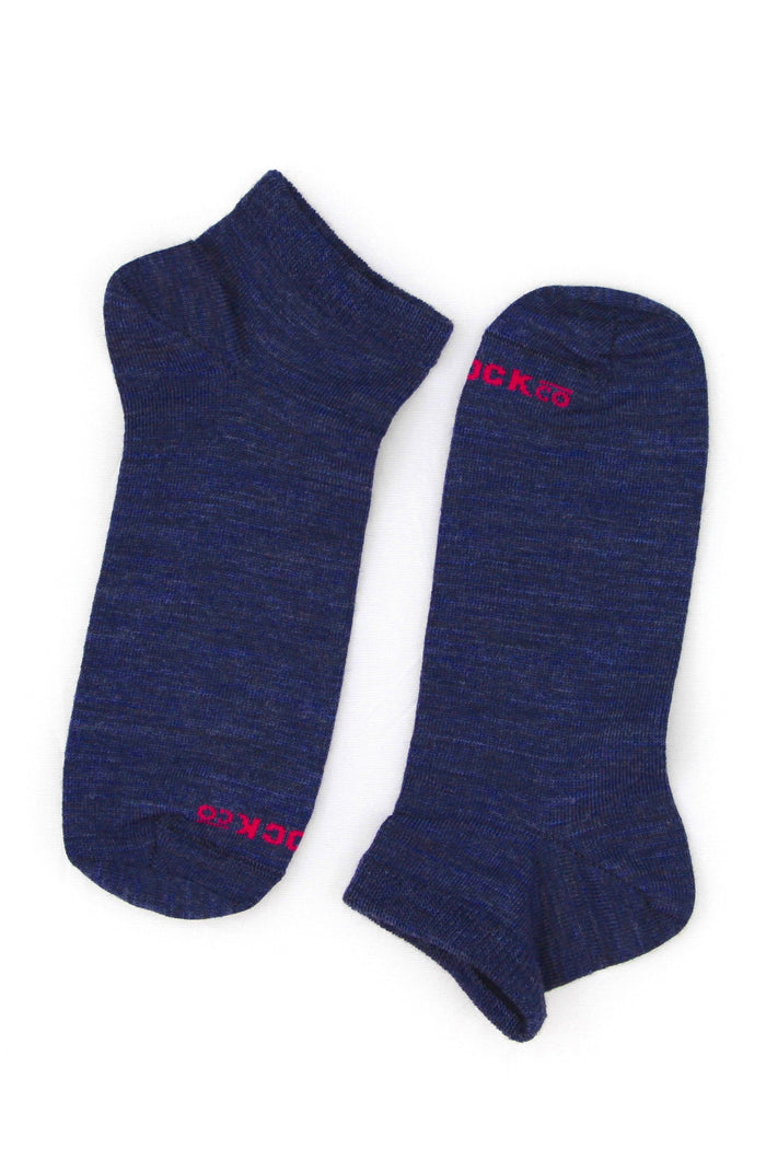 Navy Classic Merino Sneaker Socks - Kapeka