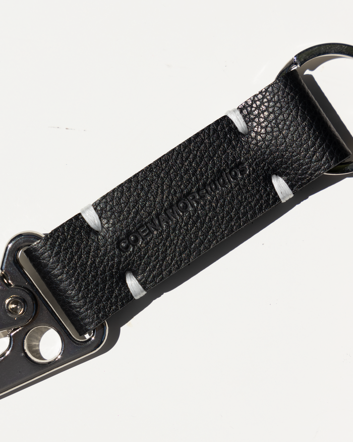 coenamor studios leather keychain