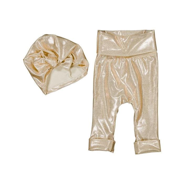 Ensemble bébé brillant doré - Chantal coffret naissance original MELLIPOU