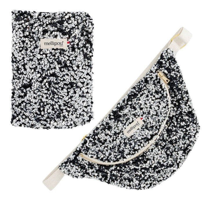 Coffret disco maman bébé - Jacky coffret coussin et banane à langer MELLIPOU