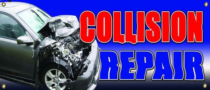 Collision Repair Banner, 2' X 6'