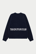 COPYRIGHT BRUSHED KNIT JUMPER - NAVY