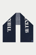 COPYRIGHT KNIT SCARF - NAVY
