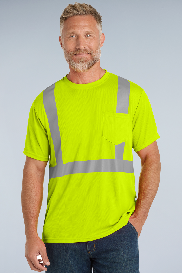 CornerStone® ANSI 107 Class 2 Mesh Tee | CS200 - The Lemon Print & Design Studio