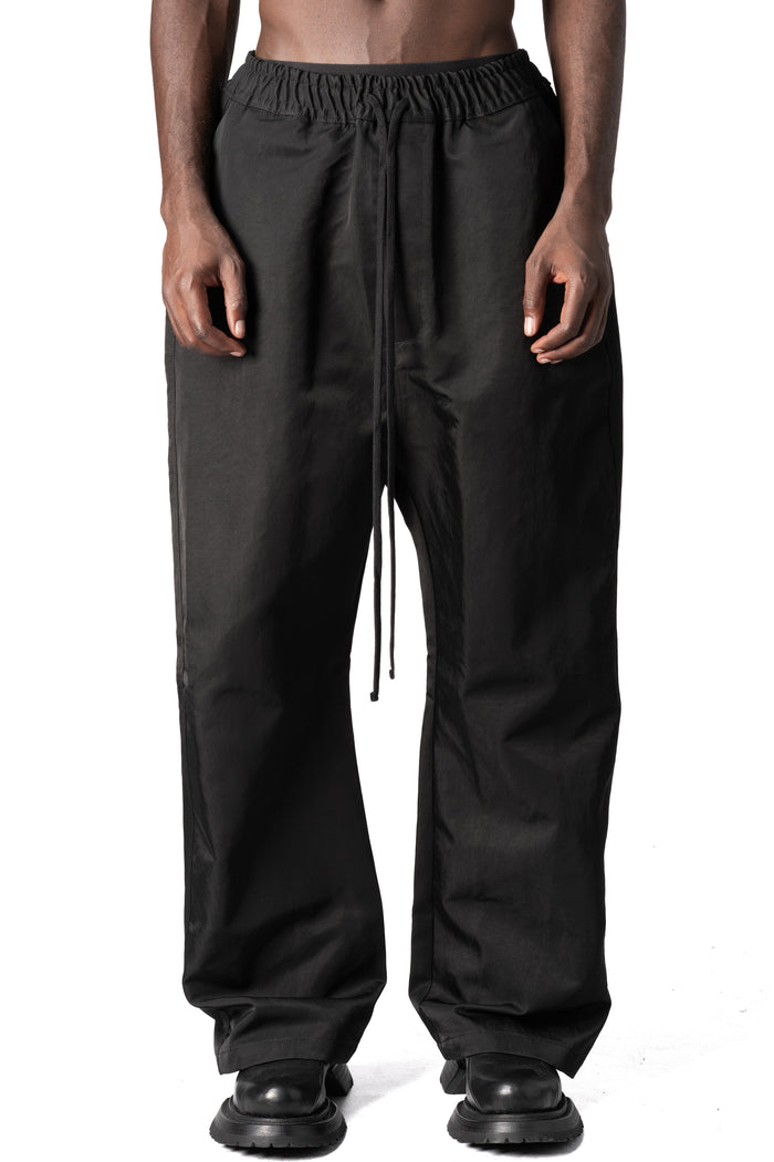 Cotton blend woven trousers