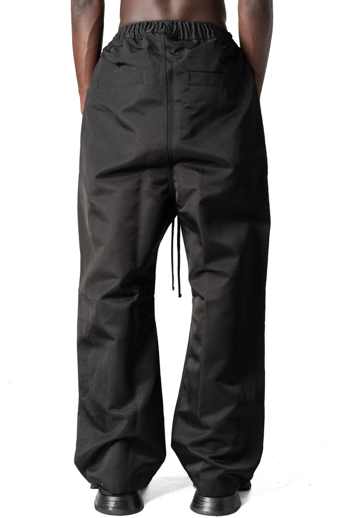 Cotton blend woven trousers
