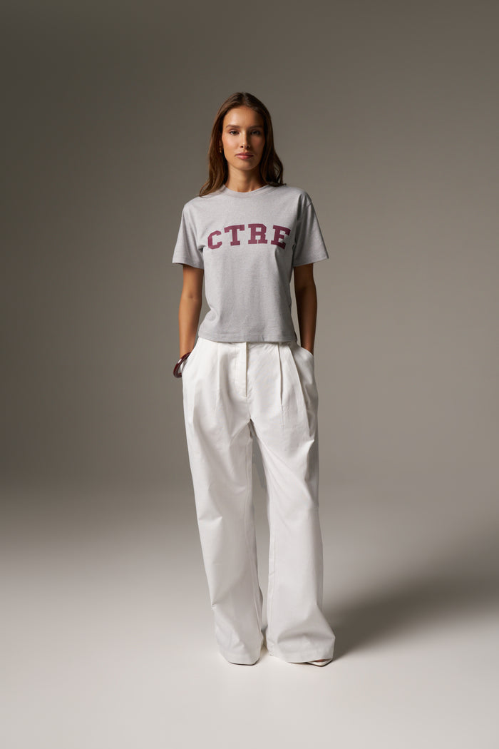 CTRE LIGHTWEIGHT BABY TEE - GREY MARL
