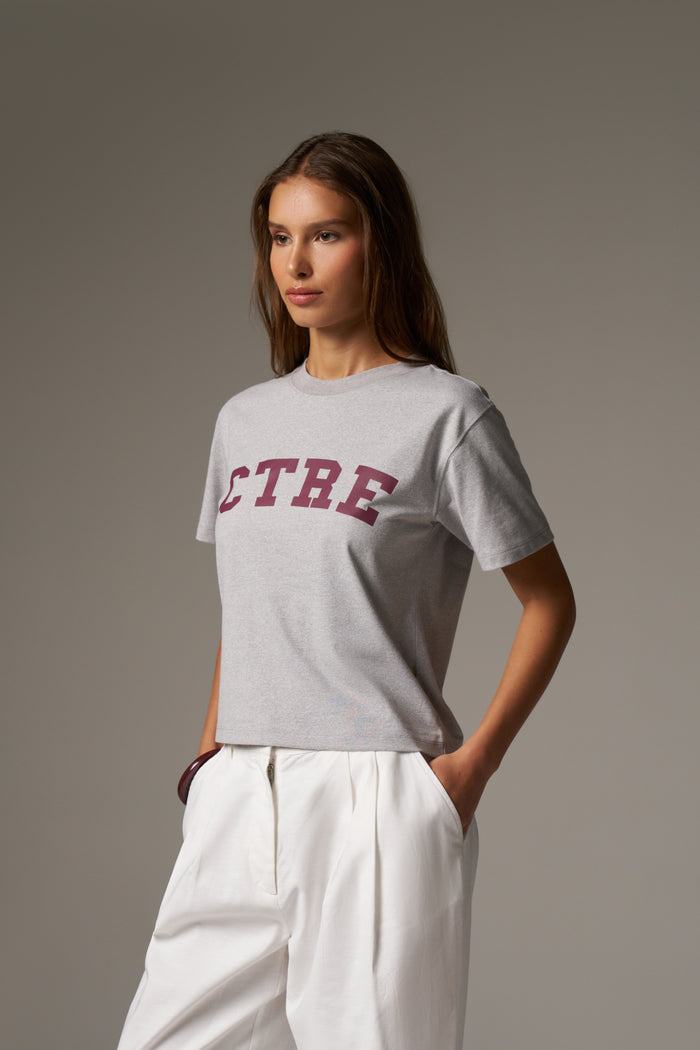 CTRE LIGHTWEIGHT BABY TEE - GREY MARL