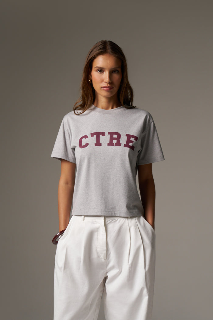 CTRE LIGHTWEIGHT BABY TEE - GREY MARL