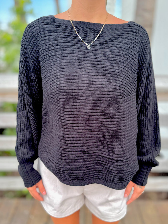 Delaney Sweater in black