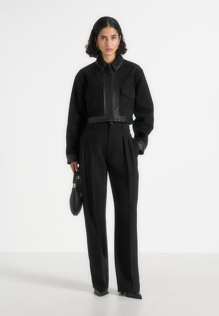 denise-suede-and-pebbled-leather-jacket-black
