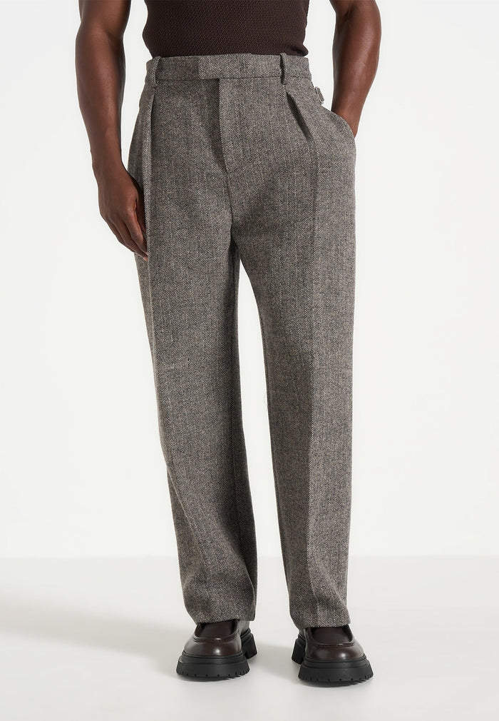 dorian-herringbone-wool-pleated-trousers-grey