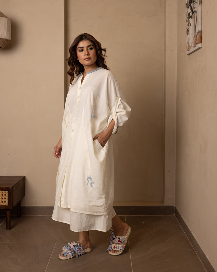 Dune Dress and Skirt Set (Beige)