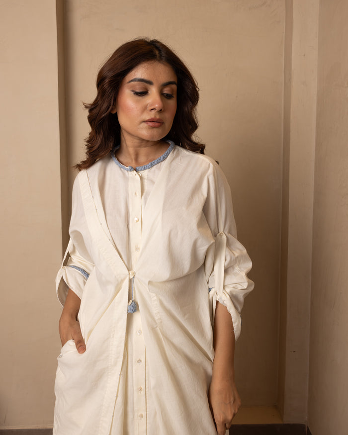 Dune Dress and Skirt Set (Beige)