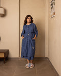 Dune Dress and Skirt Set (Dark Blue)